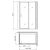Душевой уголок Gemy Sunny Bay S28191BM-A90M_, изображение 4