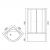 Душевой угол Royal Bath 90BK-T-CH 90x90x200 (прозрачное)_, изображение 5