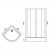 Душевой угол Royal Bath 90HK-C-CH 90x90x200 (матовое)_, изображение 5