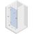 Душевая дверь в нишу Riho Scandic NXT X101 98x200 L профиль черный_, изображение 2