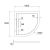 Душевой поддон Veconi 100x100x3 TZ05-100PL-01-19C3_, изображение 2