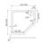 Душевой поддон Veconi 90x90x3 TZ12-90T-01-19C3_, изображение 2
