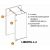 Душевая перегородка Cezares LIBERTA-L-2-100-C-NERO_, изображение 3