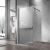 Душевая перегородка Vincea Walk-In VSW-1H900MRB, 90х200, профиль черный матовый, стекло зеркальное_