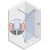 Душевая перегородка Riho Scandic NXT X400 Flat 105x200_, изображение 2