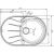 Мойка кухонная из искусственного гранита IDDIS Kitchen G K12G771i87_, изображение 3