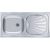 Мойка Alveus BASIC 80 LEI-60 860X435 в комплекте с сифоном_