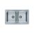Мойка Alveus ELEGANT 40 SAT-90 810X510 в комплекте с сифоном_