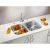 Мойка Alveus DUO 30 SAT-90 752X440 в комплекте с сифоном_, изображение 2