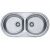 Мойка Alveus FORM 50 NAT-90 832X437 в комплекте с сифоном_