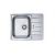 Мойка Alveus LINE 60 NAT-90  615X500 в комплекте с сифоном_