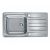 Мойка Alveus PRAKTIK 100 SAT-90 980X500 в комплекте с сифоном_