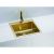 Мойка Alveus PURE MONARCH 30 GOLD-90 FS 515X525 в комплекте с выпуском без сифона_, изображение 3