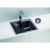 Мойка Alveus PURE MONARCH 30 ANTHRACITE-90 FS 515X525 в комплекте с выпуском без сифона_, изображение 2