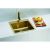 Мойка Alveus PURE MONARCH 30 BRONZE-90 FS 515X525 в комплекте с выпуском без сифона_, изображение 2