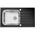 Мойка Alveus VITRO 20 RAL9005-90 (черная)780X430 с сифоном_