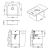 Мойка Alveus JUBILEE KMB 90 FI 615X546 в комплекте с сифоном_, изображение 5
