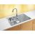 Мойка Alveus ELEGANT 30 SAT 90 FI 810X510 в комплекте с сифоном_, изображение 2