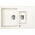 Мойка IDDIS Vane G Granucryl белая 1 1/2 чаши 780*500 V20W785i87_