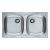 Мойка Alveus BASIC 160 NAT-90 780X435 2X  в комплекте с сифоном_