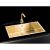 Мойка Alveus QUADRIX MONARCH 60 BRONZE 740x400x200 в комплекте с выпуском без сифона_, изображение 2