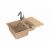 Мойка Alveus GRANITAL CADIT 70 BEIGE - G55 790 X 500 в комплекте с сифоном_, изображение 2