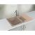 Мойка Alveus GRANITAL CADIT 70 BEIGE - G55 790 X 500 в комплекте с сифоном_, изображение 3