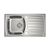 Мойка Alveus BASIC 170 LEI-90 NEW 780X435 в комплекте с сифоном_
