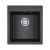Мойка кварцевая Paulmark KANTE 45 PM104651-BL, черный, 460х510 мм_