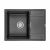 Мойка кварцевая Paulmark FLUGEN 50-650 PM216550-BL, черный , 650х500 мм_
