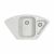 Мойка кварцевая Paulmark WIESE, PM529050-WH, белый, 890х490_