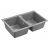 Мойка кварцевая Paulmark TANDEM 80/2 PM238150-GRM, серый металлик, 810х500_, изображение 2