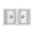 Мойка кварцевая Paulmark TANDEM 80/2 PM238150-WH, белый, 810х500_