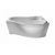 Акриловая ванна Relisan Isabella R 170x90 с каркасом_