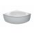 Акриловая ванна Vayer Iryda 150x150 с каркасом и слив-переливом_