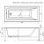 Акриловая ванна Aquanet Bright 155x70 (+ шторка) с каркасом Bright 155_, изображение 3