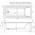 Акриловая ванна Aquanet Bright 170x70 с каркасом Bright 170x70_, изображение 2