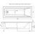 Акриловая ванна Aquanet Bright 180x70 (+ шторка) с каркасом Bright 180x70_, изображение 3