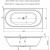 Акриловая ванна Aquanet Ideal 180x90 с ножками 00178682_, изображение 3