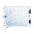 Акриловая ванна Royal Bath Hardon De Luxe 200x150 с гидромассажем_