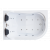Акриловая ванна Royal Bath Norway De Luxe 180x120 L с гидромассажем_