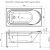 Акриловая ванна Aquanet West 140x70 (+ шторка) с каркасом West 140_, изображение 3