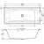 Акриловая ванна Riho Still Square 180x80 два подголовника с каркасом Riho 180x80 усиленный 2YNVN1017_, изображение 3