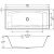 Акриловая ванна Riho Still Square 180x80 подголовник слева с каркасом Riho 180x80 усиленный 2YNVN1017_, изображение 3