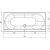 Акриловая ванна Eurolux ORIO 180x80 с каркасом, экраном и слив-переливом_, изображение 5