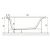Акриловая ванна Eurolux QWATRY 150x70 с каркасом и экраном_, изображение 8