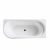 Акриловая ванна Vincea VBT-301-1500R, 150х78х60, цвет белый, слив-перелив в комплекте, хром_, изображение 2