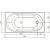 Акриловая ванна Eurolux OBERONY 150x75 с каркасом_, изображение 5