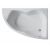 Акриловая ванна Jacob Delafon Micromega Duo 150x100 R с каркасом SF218RU-NF и со слив-переливом E6D159-CP P хром_
