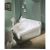 Акриловая ванна Jacob Delafon Bain-Douche 145х145 R с каркасом SF221RU-NF и слив-переливом E6D159-CP P хром_, изображение 2